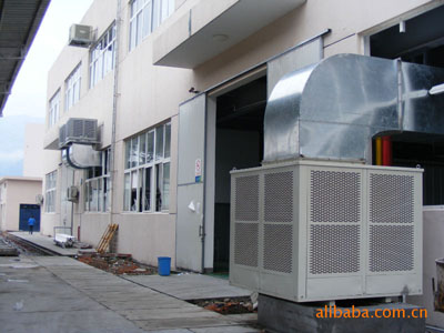 工厂环保空调通风管道降温工程（冷风机通风工程）